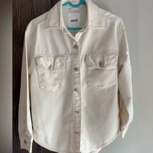 Aerie Ivory Denim “Shacket”